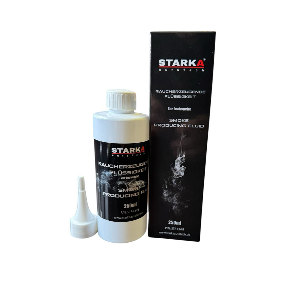Rauchgenerator Flüssigkeit 250 ml – Rauchflüssigkeit für Lecksuchgerät – Dichtheitsprüfung & Leckdiagnose für KFZ Klimaanlagen – Nebelgenerator Flüssigkeit
