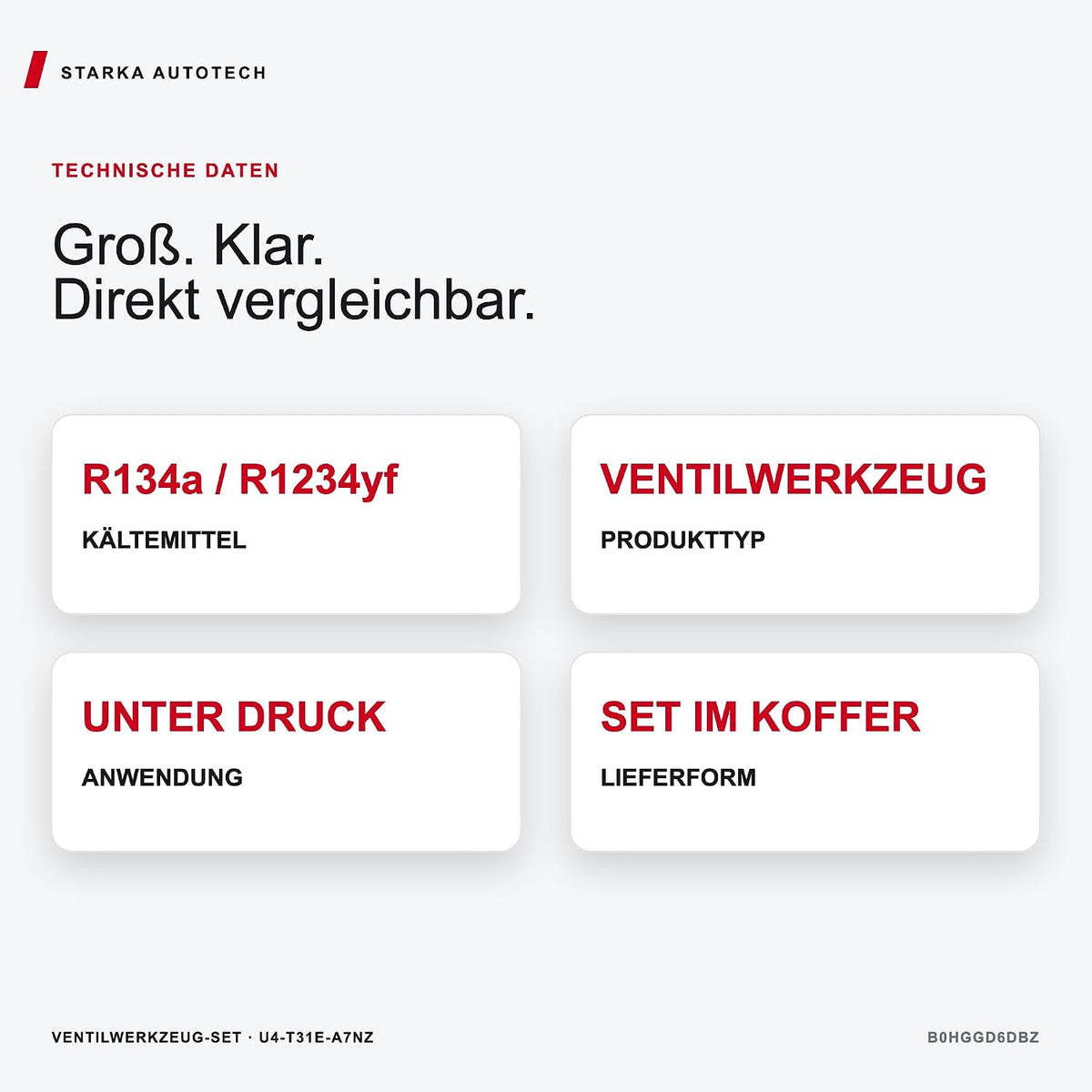 Universal Ventilkern-Ausbau- und Einbauwerkzeug-Set für Klima- und Kälteanlagen – R134a & R1234yf – Ventilwechsel unter Druck ohne Entleerung