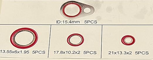 20x Ford O-Ring Dichtungssatz mit Metallringen