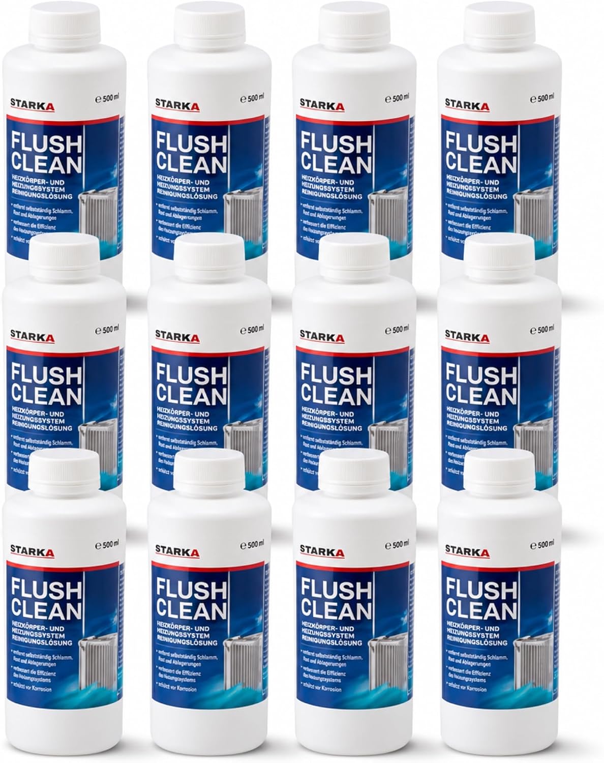 Auto Heizungskerneiniger Flush Clean 500ml 12 Stück