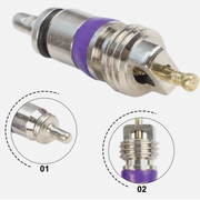 10x Ventileinsatz M8 x 10 für R134a Klimaanlagenventile
