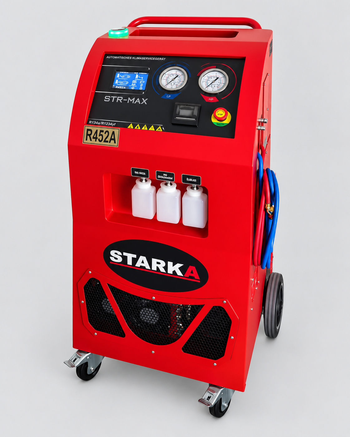 R452A – Vollautomatisches STARKA STR-MAX Klimaservicegerät mit 25-kg-Tank