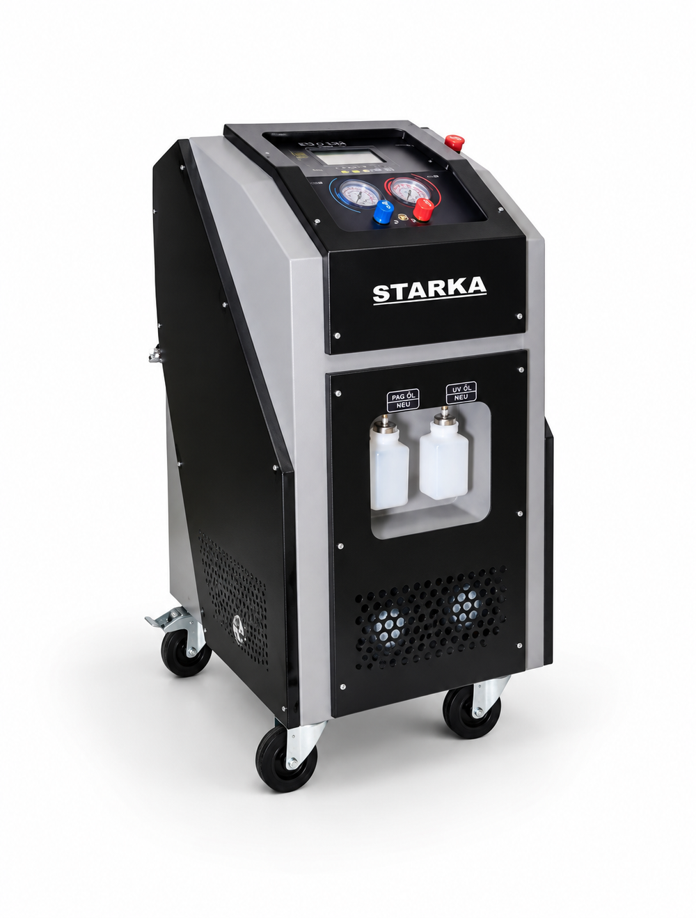 STARKA EKM PLUS 3 Vollautomatisches R134a Klimaservicegerät – 15 kg Tank, Touchscreen & Automatische Entlüftung