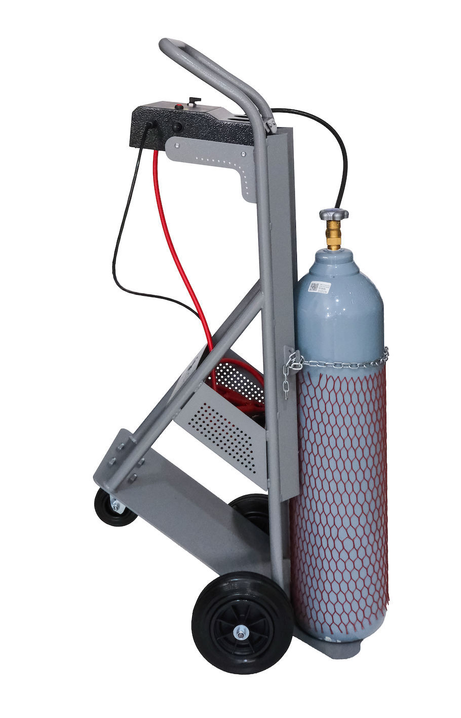 HydroTrace Pro Klima-Lecksuchgerät mit gefüllter 20-Liter-Formiergasflasche – 95 % Stickstoff / 5 % Wasserstoff