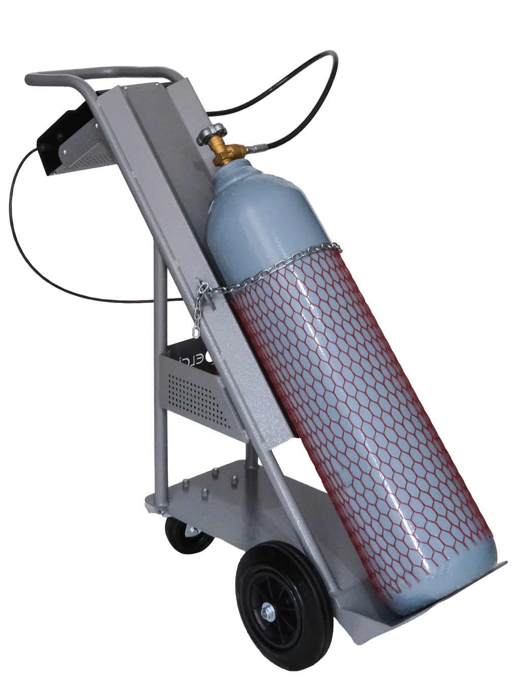HydroTrace Pro Klima-Lecksuchgerät mit gefüllter 20-Liter-Formiergasflasche – 95 % Stickstoff / 5 % Wasserstoff