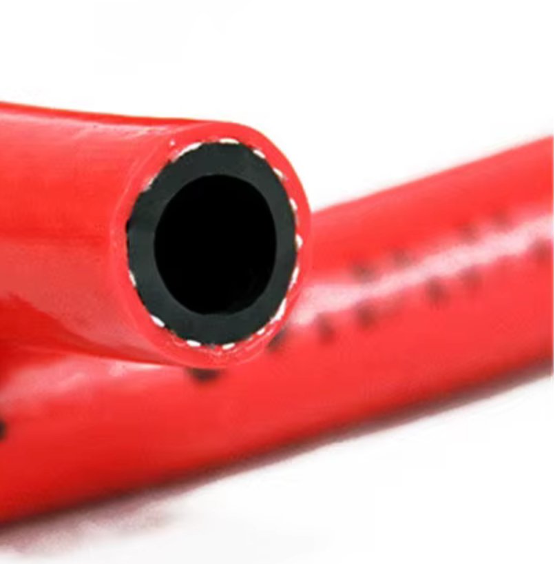 Klimaservice Schlauch 3 m Rot – Mit Teflondichtung