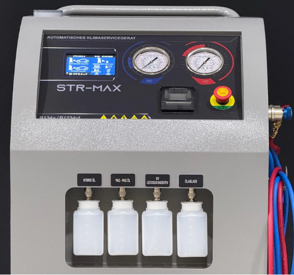 R134a Vollautomatisches Klimaservicegerät STR MAX – 25 kg Kältemitteltank