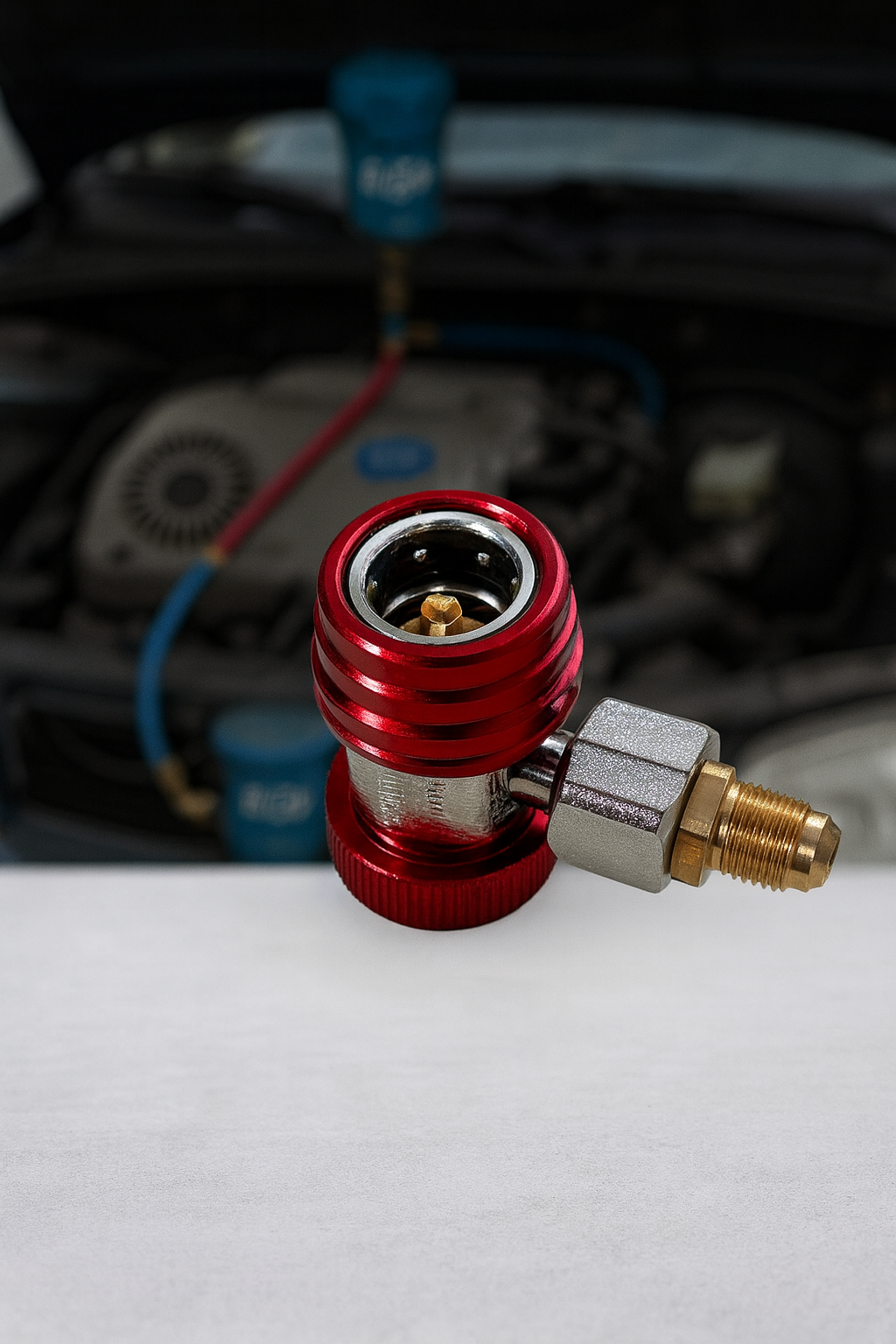 Schnellkupplungsadapter für R134a