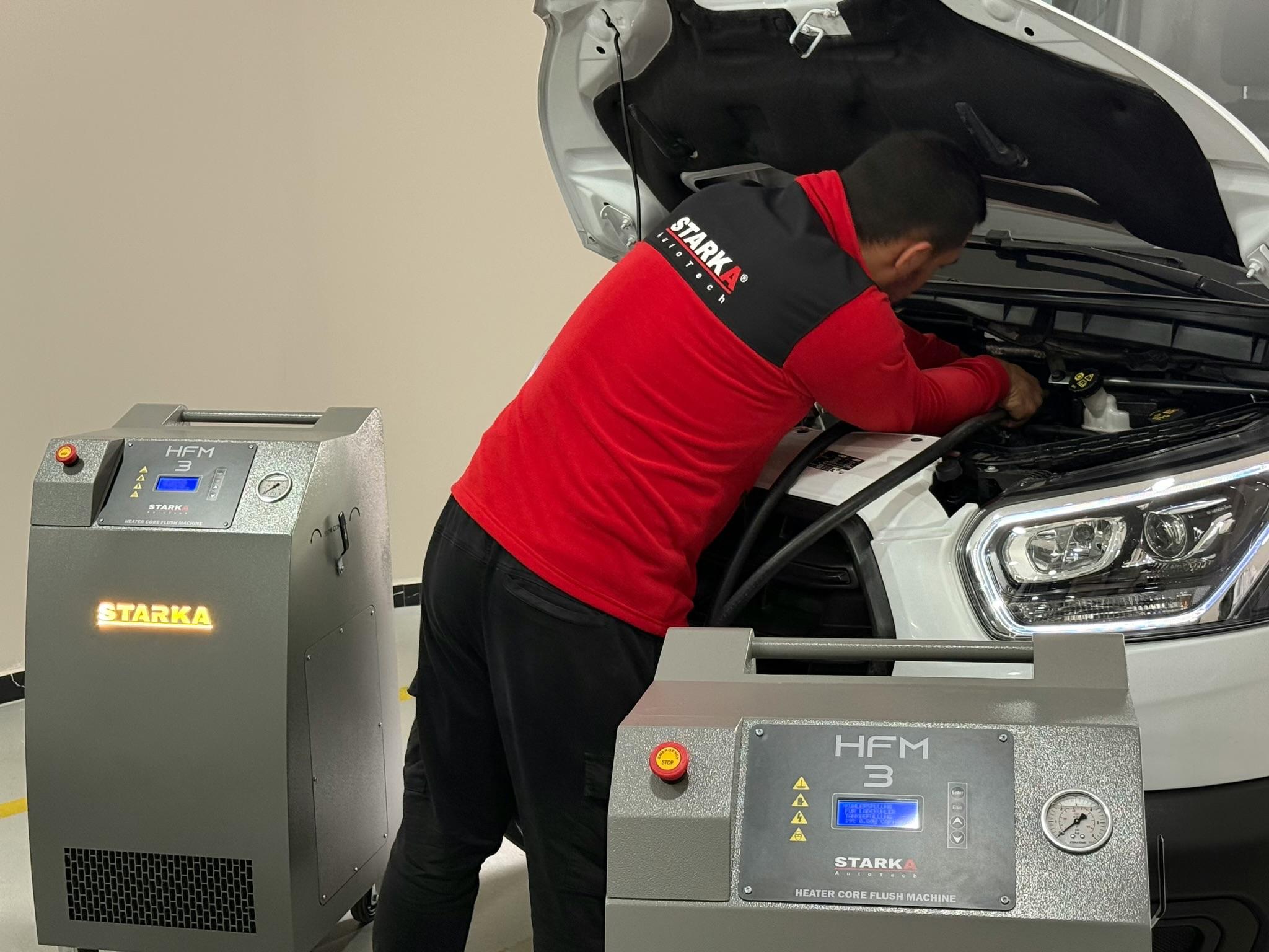 HFM3  Spülgerät für Fahrzeug-Wasserkreisläufe & Wärmetauscher