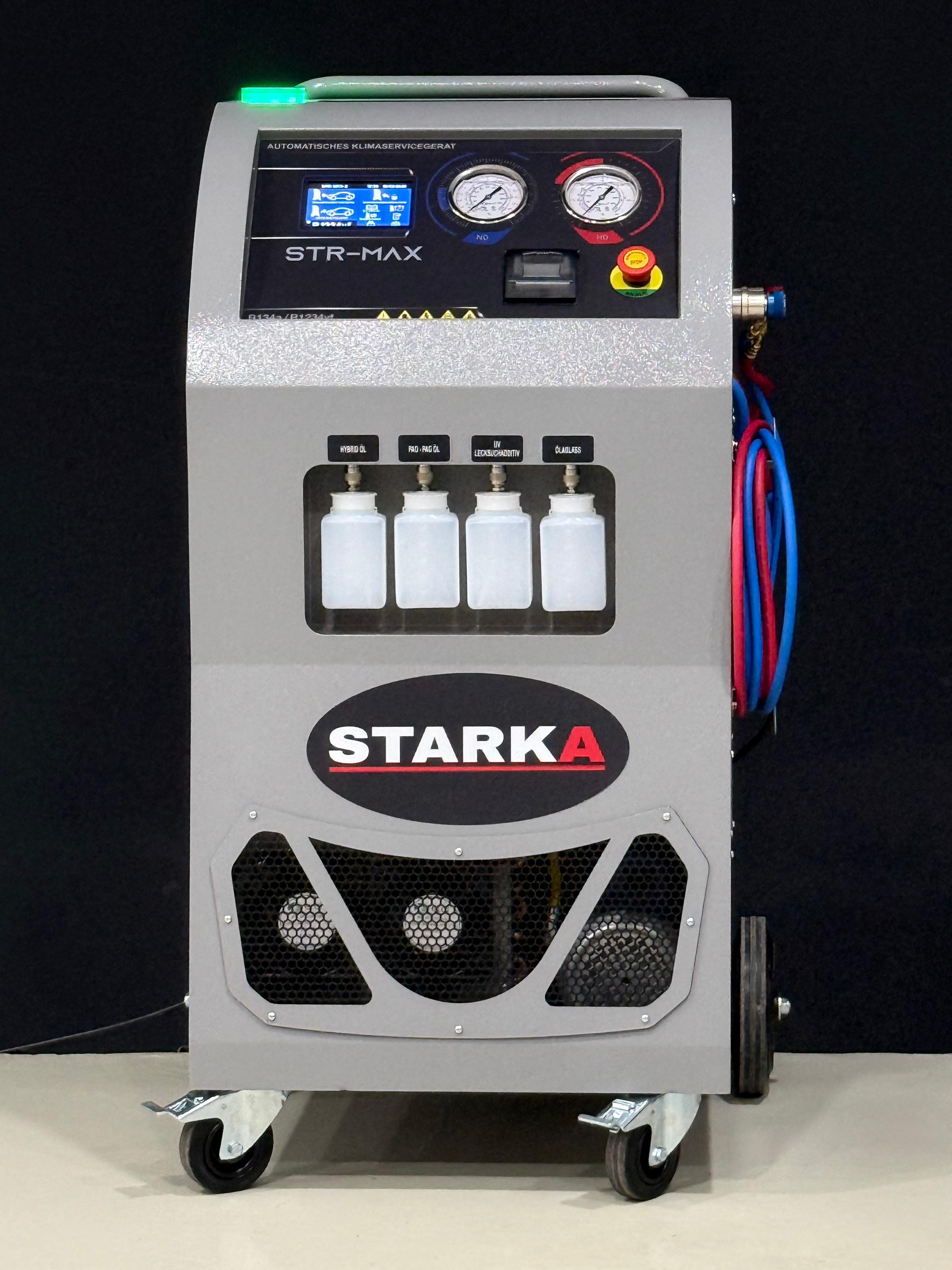 R134a Vollautomatisches Klimaservicegerät STR MAX – 25 kg Kältemitteltank