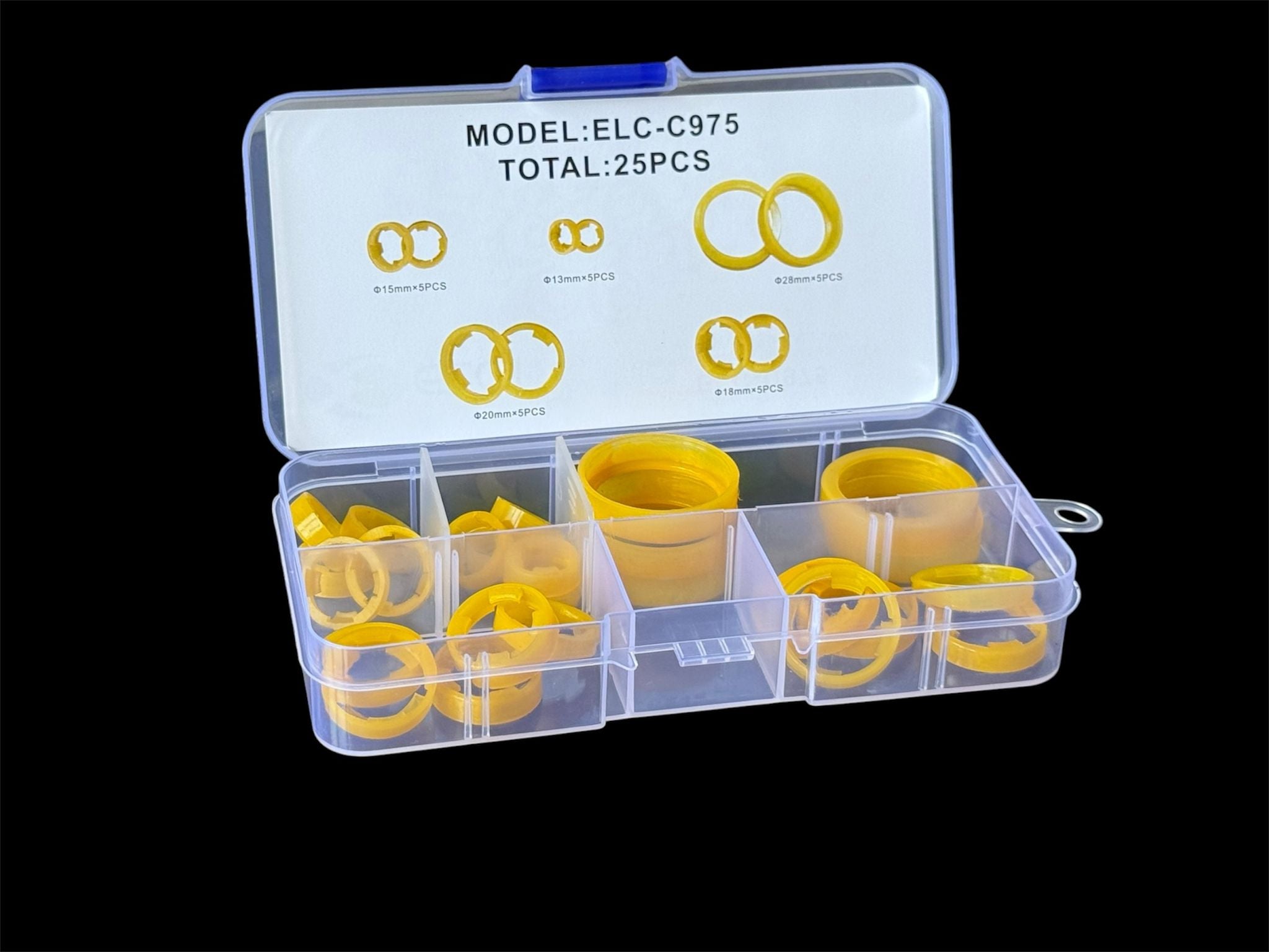 Airco slang compensatie ringen (balanceringsringen) 1 set (25 stuks) - OEM type - Mercedes, BMW, Audi, VW