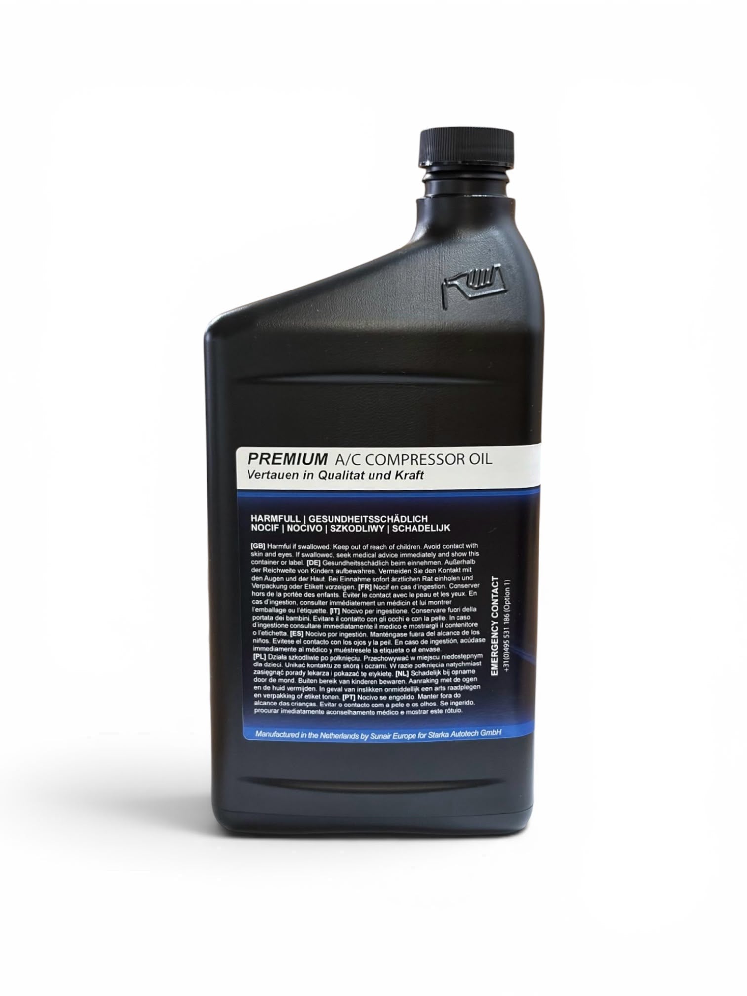 POE 100 Klimakompressoröl 1L – Polyol Ester (POE) – Für R1234yf, R134a & R744 – Hybrid- und Elektrofahrzeuge