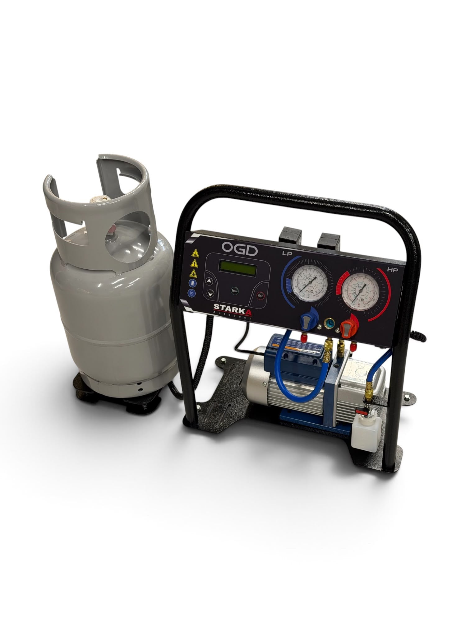 Draagbaar automatisch koudemiddelstation voor airconditioning R134A, R1234yf, R404,R407 R513