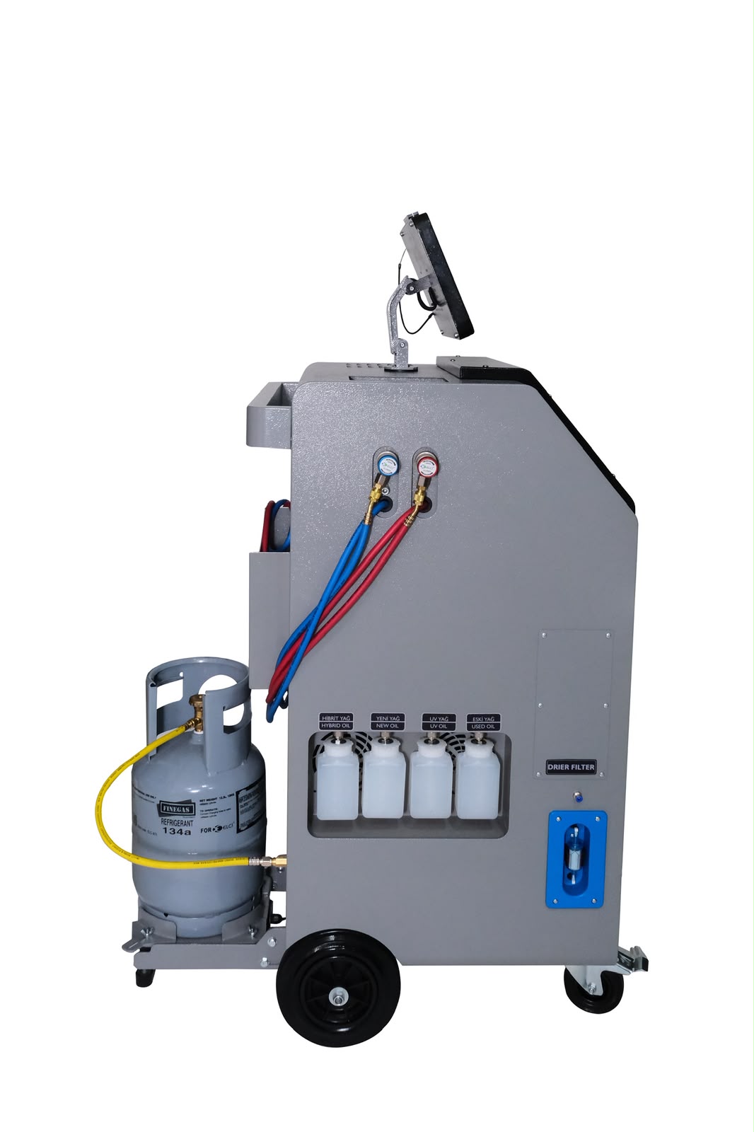 STARKA MAX 3 PRO FULL MULTI  Vollautomatisches R134a-Klimaservicegerät mit Kältemittelanalyse, Hybridfunktion und MULTI-Befüllsystem