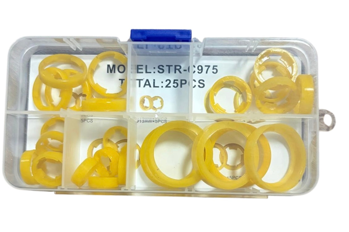 Airco slang compensatie ringen (balanceringsringen) 1 set (25 stuks) - OEM type - Mercedes, BMW, Audi, VW