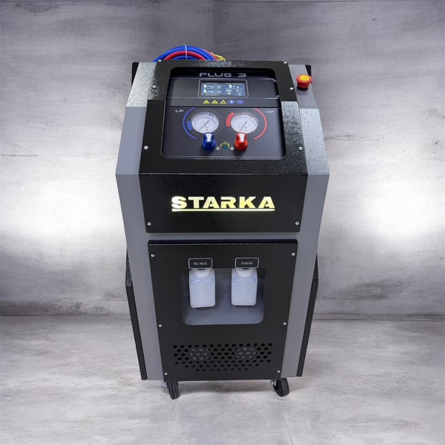 STARKA EKM PLUS 3 Vollautomatisches R134a Klimaservicegerät – 15 kg Tank, Touchscreen & Automatische Entlüftung