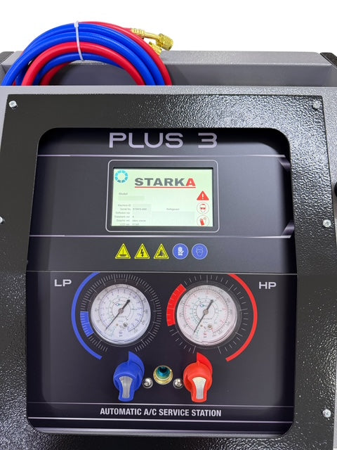 STARKA EKM PLUS 3 Vollautomatisches R134a Klimaservicegerät – 15 kg Tank, Touchscreen & Automatische Entlüftung