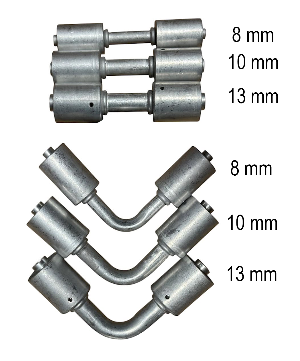 STARKA Universal A/C Schlauch-Reparatur-Set 6-teilig | Klimaschlauch Reparaturfittings für R134a & R1234yf