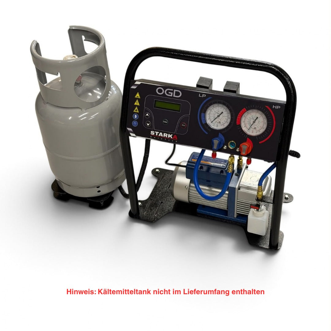 Draagbaar automatisch koudemiddelstation voor airconditioning R134A, R1234yf, R404,R407 R513