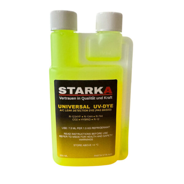Universal UV-Kontrastmittel Lecksuchmittel 250ml geeignet für R134a R1234yf R744